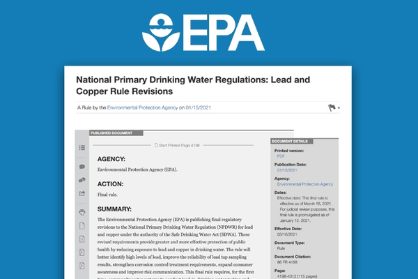 Review of the Updated Lead and Copper Rule for Drinking Water (Public ...